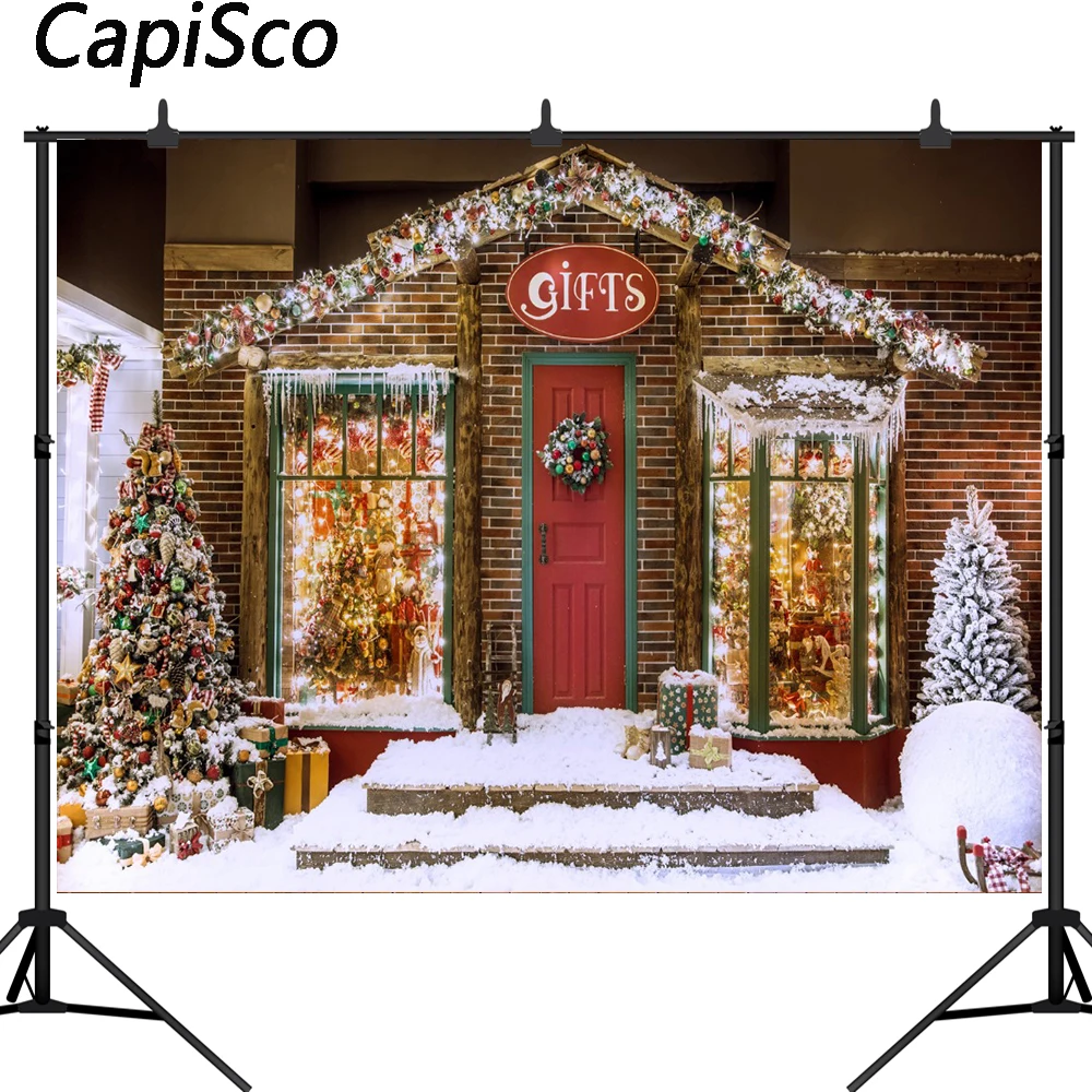 Capisco Shining Christmas Gifts house snowflake Decor Photography Backgrounds Customized Photographic Backdrops For Photo Studio
Capisco Shining Christmas Gifts house snowflake Decor Photography Backgrounds Customized Photographic Backdrops For Photo Studio