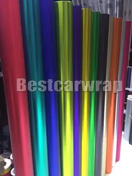 PROTWRAPS Satin Chrome Car Wrap Red / blue / Tiffany / Purple with air bubble Free Vehicle Graphic Covering foil 1.52x20m/Roll
PROTWRAPS Satin Chrome Car Wrap Red / blue / Tiffany / Purple with air bubble Free Vehicle Graphic Covering foil 1.52x20m/Roll