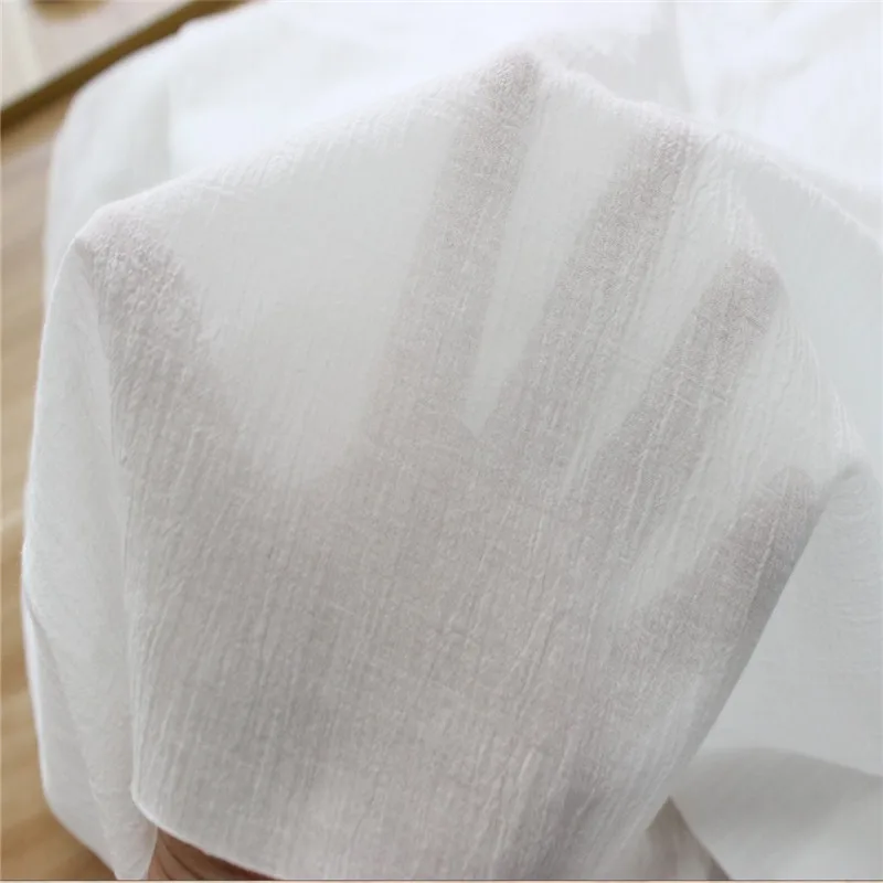 White Crepe Cotton Fabric Crepe Fabric Soft Cloth for Baby Handwork Summer Dress Clothes Blouse Fabric Tela
White Crepe Cotton Fabric Crepe Fabric Soft Cloth for Baby Handwork Summer Dress Clothes Blouse Fabric Tela