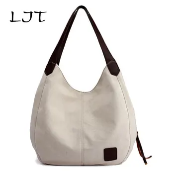 LJT New Women Canvas Bag Lady Casual Handbags Fashion Simple Korean Big Capacity Shoulder Bag Multi-compartment Leisure Tote Bag
LJT New Women Canvas Bag Lady Casual Handbags Fashion Simple Korean Big Capacity Shoulder Bag Multi-compartment Leisure Tote Bag