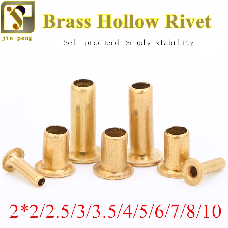 500pcs High Quality M2*2/2.5/3/3.5/4/5/6/7/8/10 2mm Brand New Brass Hollow Rivet Double-sided Circuit Board PCB Vias Nails
500pcs High Quality M2*2/2.5/3/3.5/4/5/6/7/8/10 2mm Brand New Brass Hollow Rivet Double-sided Circuit Board PCB Vias Nails
