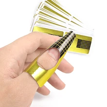 100PCs Professional French Nail Forms Tips Nail Art Form Acrylic Tip Gel Nails Sticker Extension Curl Form For Nail Polish Guide
100PCs Professional French Nail Forms Tips Nail Art Form Acrylic Tip Gel Nails Sticker Extension Curl Form For Nail Polish Guide