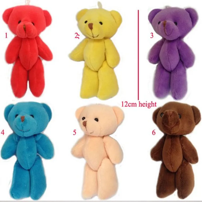 10pieces/lot 12cm Brown Bear cartoon bouquet bear doll plush joints Naked teddy bear doll mini bear doll
10pieces/lot 12cm Brown Bear cartoon bouquet bear doll plush joints Naked teddy bear doll mini bear doll