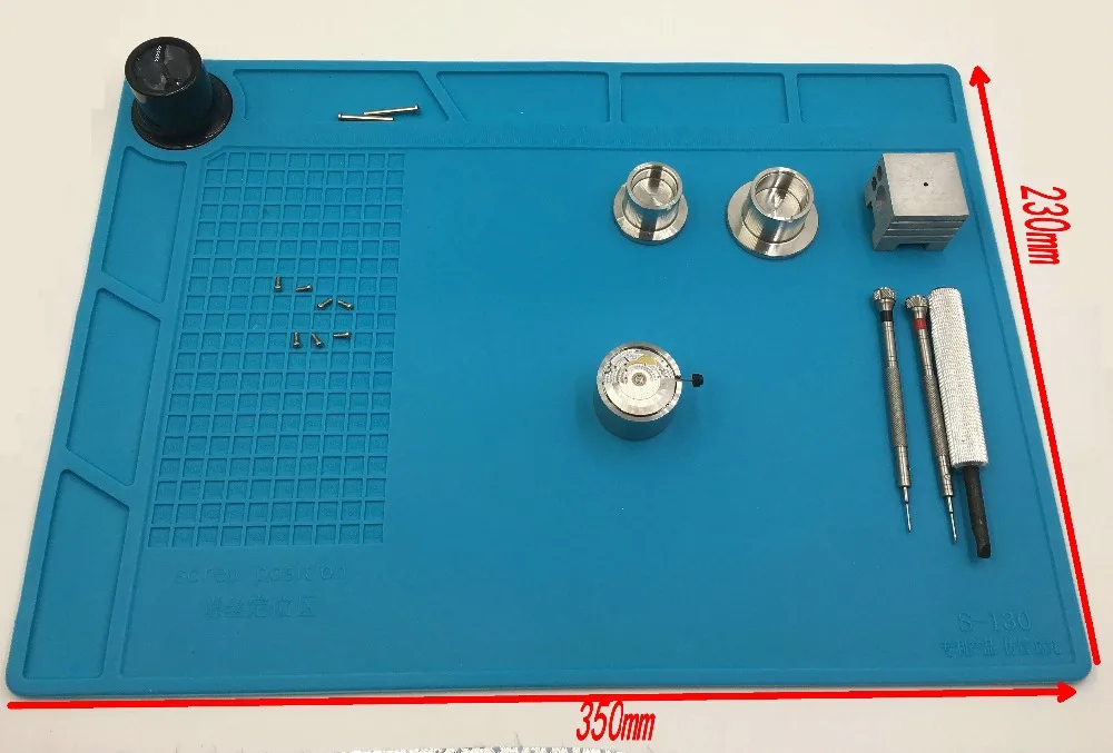 35cm x 23cm Watch Repair Work Pad Heat-resistant Non-slip mat Watch tool For Watchmaker
35cm x 23cm Watch Repair Work Pad Heat-resistant Non-slip mat Watch tool For Watchmaker