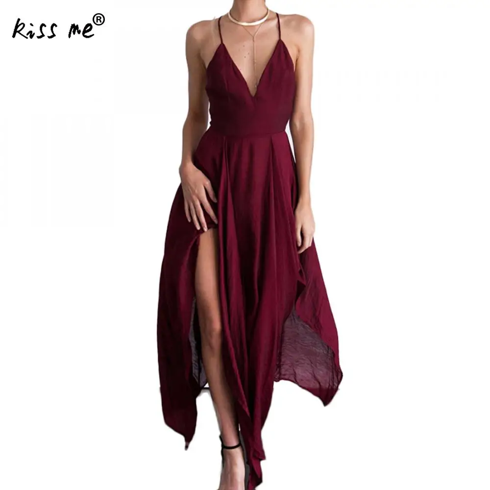 Sexy Deep V Women's Dresses Backless Black Beach Cover Up Wine Red Slip Dress Beachwear Cover-Ups Summer Clothes for Women
Sexy Deep V Women's Dresses Backless Black Beach Cover Up Wine Red Slip Dress Beachwear Cover-Ups Summer Clothes for Women