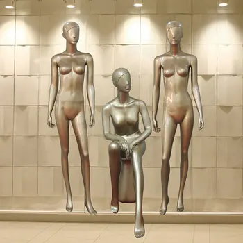 New Style Golden Mannequin Fashionable Fiberglass Female Mannequin Best Quality Made In China
New Style Golden Mannequin Fashionable Fiberglass Female Mannequin Best Quality Made In China