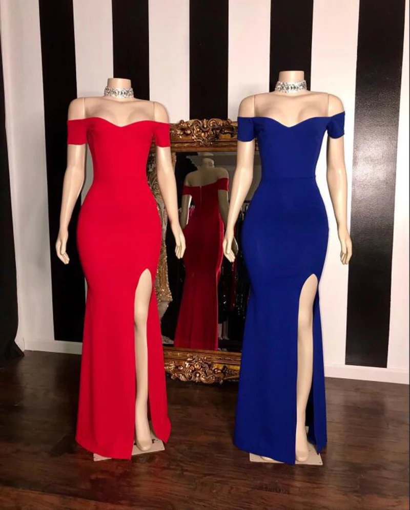 Elegant Long Prom Dresses 2019 Sexy High Slit Sweetheart Neck Short Sleeves Stretch Satin Mermaid Black Girl Prom Dress
Elegant Long Prom Dresses 2019 Sexy High Slit Sweetheart Neck Short Sleeves Stretch Satin Mermaid Black Girl Prom Dress