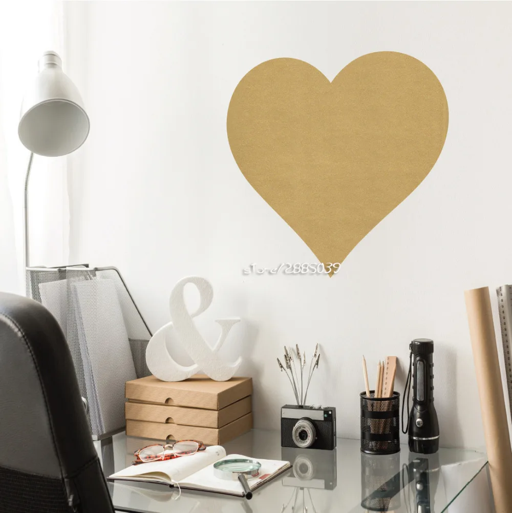 Large Metallic Gold Heart Wall Stickers Vinyl Wall Decal Removable Waterproof Wall Sticker Decor Home Wallpaper Mural SA543
Large Metallic Gold Heart Wall Stickers Vinyl Wall Decal Removable Waterproof Wall Sticker Decor Home Wallpaper Mural SA543