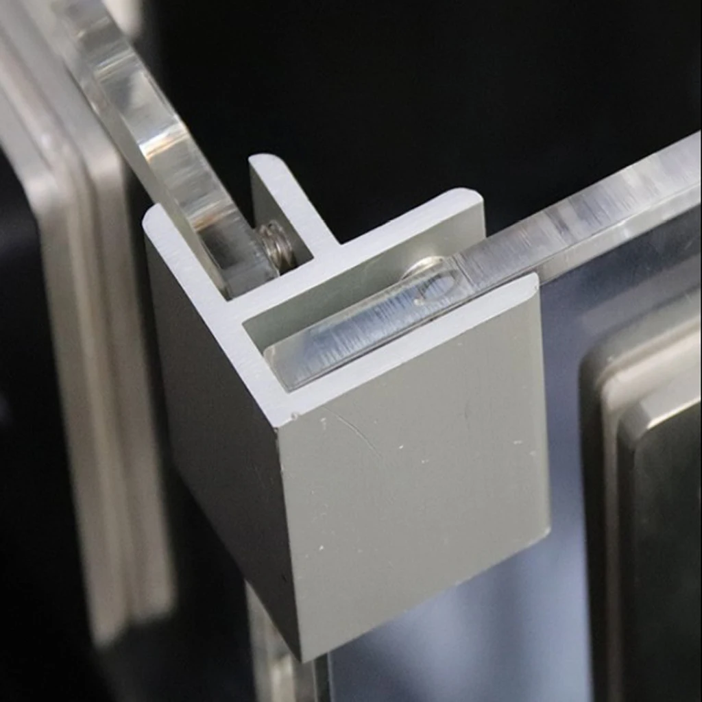 2pcs NO Dril Glass Angle Clamp Handrail Balustrade Bracket fit 8-12mm Glass