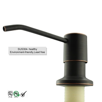 Build In Oil Rubbed Bronze 304 Stainless Steel Kitchen Sink Liquid Soap Dispenser 17 OZ Bottle
Build In Oil Rubbed Bronze 304 Stainless Steel Kitchen Sink Liquid Soap Dispenser 17 OZ Bottle