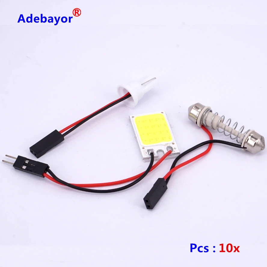 10 X White 3W COB Chip LED 18 led smd Car Interior Light T10 194 Festoon Dome Adapter 12V Car LED Panel light
10 X White 3W COB Chip LED 18 led smd Car Interior Light T10 194 Festoon Dome Adapter 12V Car LED Panel light