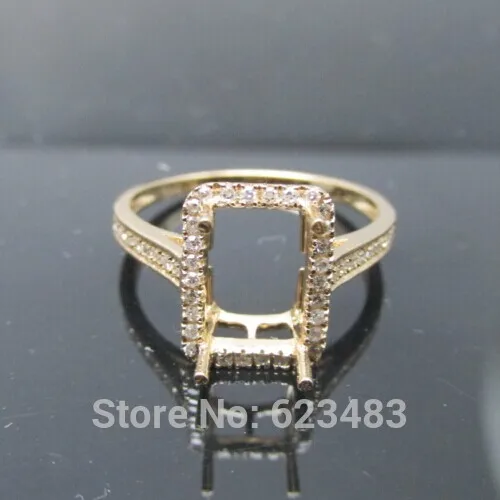 Rings Natural Diamond Emerald Cut 9x6mm Solid 14k Yellow Gold Engagement Semi Mount Ring
Rings Natural Diamond Emerald Cut 9x6mm Solid 14k Yellow Gold Engagement Semi Mount Ring