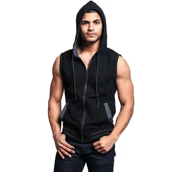 Free shipping Summer sleeveless blouse hooded vest waistcoat gym clothing men tank top fitness clothing muscle shirt
Free shipping Summer sleeveless blouse hooded vest waistcoat gym clothing men tank top fitness clothing muscle shirt