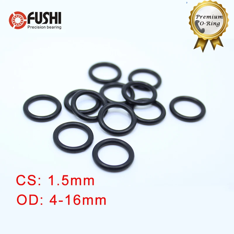 CS 1.5mm NBR Rubber O RING OD 4/5/6/7/7.5/8/9/10/11/12/13/14/15*1.5 mm 100PCS O-Ring Nitrile Gasket seal Thickness 1.5mm ORing
CS 1.5mm NBR Rubber O RING OD 4/5/6/7/7.5/8/9/10/11/12/13/14/15*1.5 mm 100PCS O-Ring Nitrile Gasket seal Thickness 1.5mm ORing