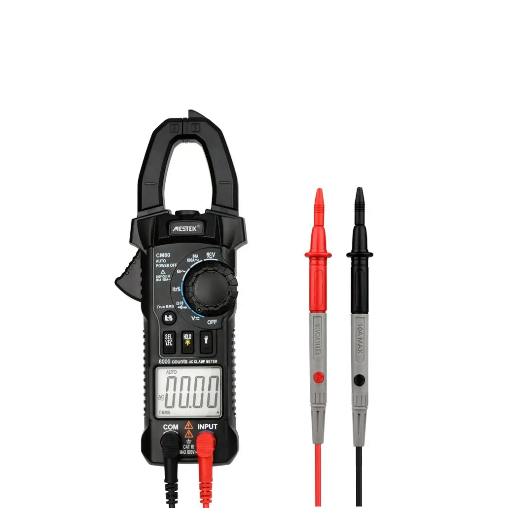 MESTEK CM80 Digital Clamp Meter Multimeter Current Clamp Pincers AC/DC Voltage Resistance Tester Measuring Tools Diagnostic-To
MESTEK CM80 Digital Clamp Meter Multimeter Current Clamp Pincers AC/DC Voltage Resistance Tester Measuring Tools Diagnostic-To