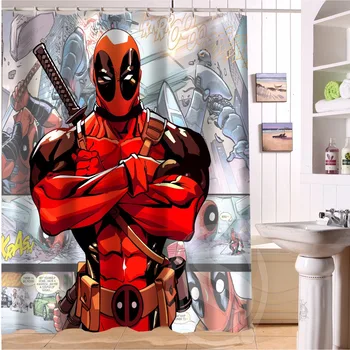 Custom Deadpool Marvel &1 Fabric Modern Shower Curtain bathroom Waterproof Bath Curtain LRM#825#d14
Custom Deadpool Marvel &1 Fabric Modern Shower Curtain bathroom Waterproof Bath Curtain LRM#825#d14