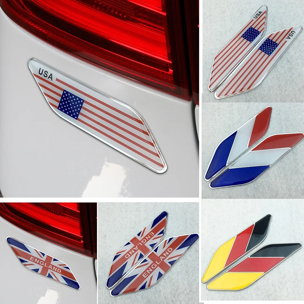 United States/Germany/France United Kingdom Flag Front Rear Emblem Badge Sticker Leaf Sign Metal Machine Body Stickers
United States/Germany/France United Kingdom Flag Front Rear Emblem Badge Sticker Leaf Sign Metal Machine Body Stickers