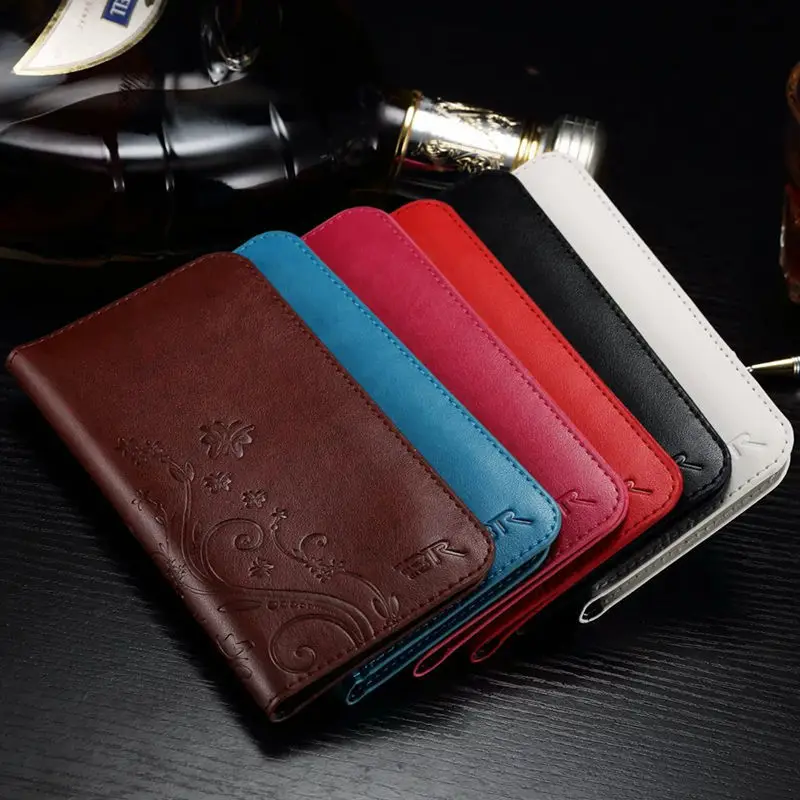 Luxury Leather Wallet universal mobile phone pockets holster Cover font b Case b font for iPhone
