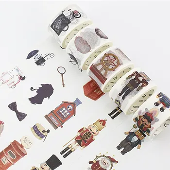 Vintage England Style Washi Tape DIY Decor Planners Scrapbooking Sticker Making Paper Decoration Tape Adhesive School Supplies
Vintage England Style Washi Tape DIY Decor Planners Scrapbooking Sticker Making Paper Decoration Tape Adhesive School Supplies