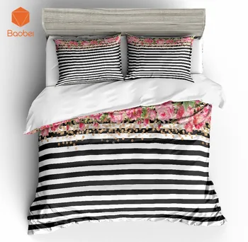 2/3 Pcs 3D Striped Flowers Bedding Set With Pillowcase Polyester Printed Bed Linen Duvet Cover Quilt Cover Set Home Textile
2/3 Pcs 3D Striped Flowers Bedding Set With Pillowcase Polyester Printed Bed Linen Duvet Cover Quilt Cover Set Home Textile