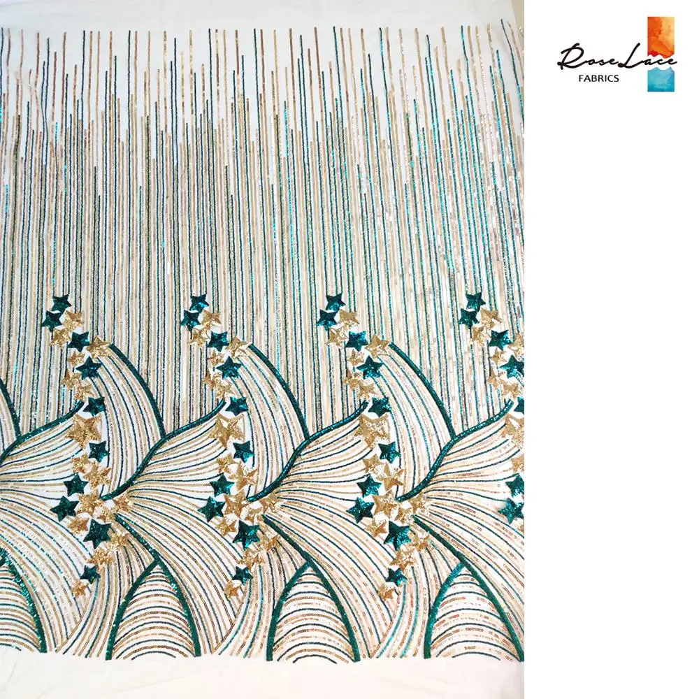 Green And Gold Sequins Net Lace Fabric African French Sequined Mesh Material For Indian Women Wedding Bride Dress Sewing Fabrics
Green And Gold Sequins Net Lace Fabric African French Sequined Mesh Material For Indian Women Wedding Bride Dress Sewing Fabrics