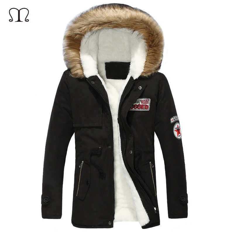 2018 Men Fleece Coats Winter Windbreaker Jackets Men Slim Thicken Fur Hooded Outwear Warm Oovercoats Casual Mens Parka Jackets
2018 Men Fleece Coats Winter Windbreaker Jackets Men Slim Thicken Fur Hooded Outwear Warm Oovercoats Casual Mens Parka Jackets