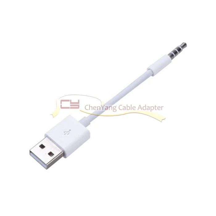 3 5 мм штекер аудио AUX к USB 2 0 Мужской адаптер зарядный кабель для Apple iPod Shuffle 4th Gen |