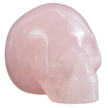 2.0inch Natural Quartz mineral stone Rose Quartz skull hand precision carving gems artware
2.0inch Natural Quartz mineral stone Rose Quartz skull hand precision carving gems artware