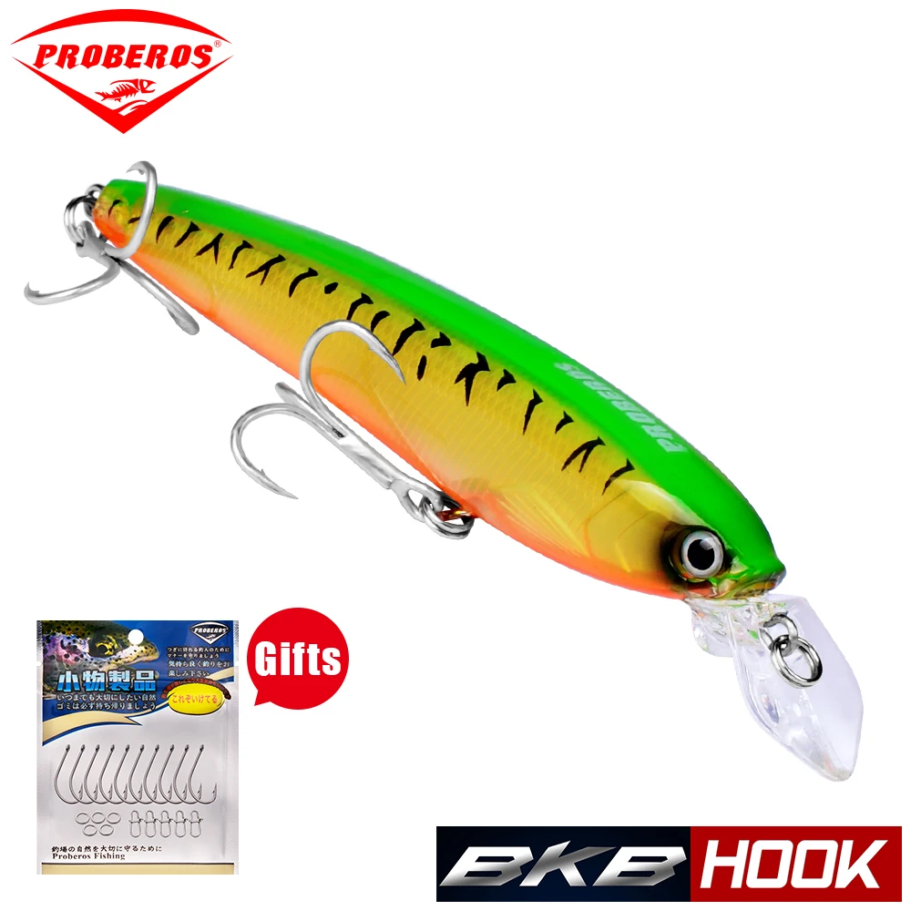 1PC Minnow Fishing Lures 8 colors Plastic Bass Baits 0.647oz-18.35g/4.7"-11.97cm Fishing Bait 4# Hook Fishing tackle
1PC Minnow Fishing Lures 8 colors Plastic Bass Baits 0.647oz-18.35g/4.7"-11.97cm Fishing Bait 4# Hook Fishing tackle