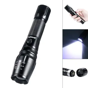 

500 Lumens T6 LED Telescopic Focusing Aluminum Alloy Glare LED Flashlight with 5 Modes for Daily Life / Outdoor Activities