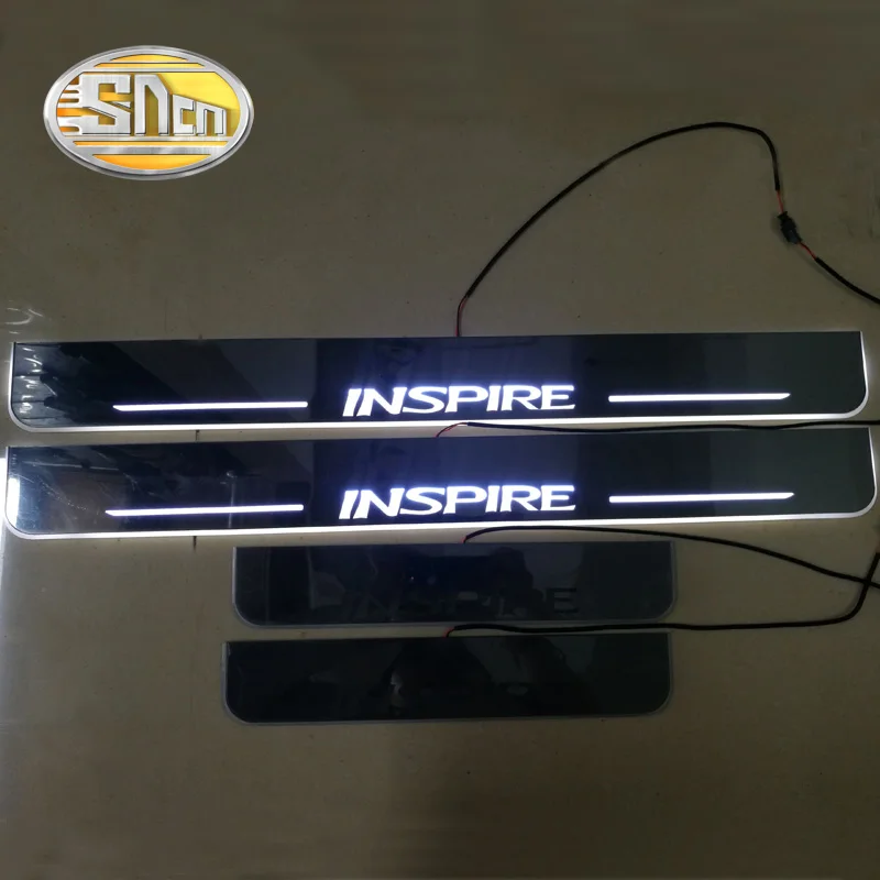 SNCN 4PCS Acrylic Moving LED Welcome Pedal Car Scuff Plate Pedal Door Sill Pathway Light For Honda Inspire 2003 2004 - 2006 2007
SNCN 4PCS Acrylic Moving LED Welcome Pedal Car Scuff Plate Pedal Door Sill Pathway Light For Honda Inspire 2003 2004 - 2006 2007