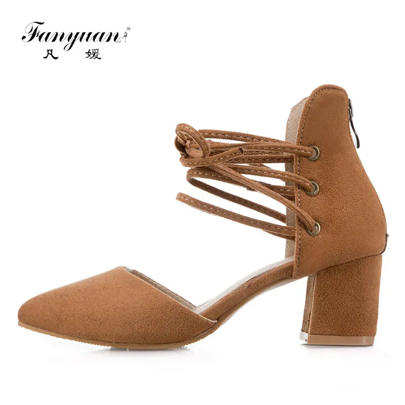 Fanyuan Spring Shoes Woman Pumps Retro Pointed Toe High Heels Shoes Cross-Tied Ladies Party Shoes Zipper Girl's Footwear Black
Fanyuan Spring Shoes Woman Pumps Retro Pointed Toe High Heels Shoes Cross-Tied Ladies Party Shoes Zipper Girl's Footwear Black