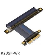 Cabo de extensão pcie 3.0x16 do cartão do riser da mineração nova de btm a x4 para a placa video do adaptador de amd nvidia com cabo de alimentação de sata não-usb(China)