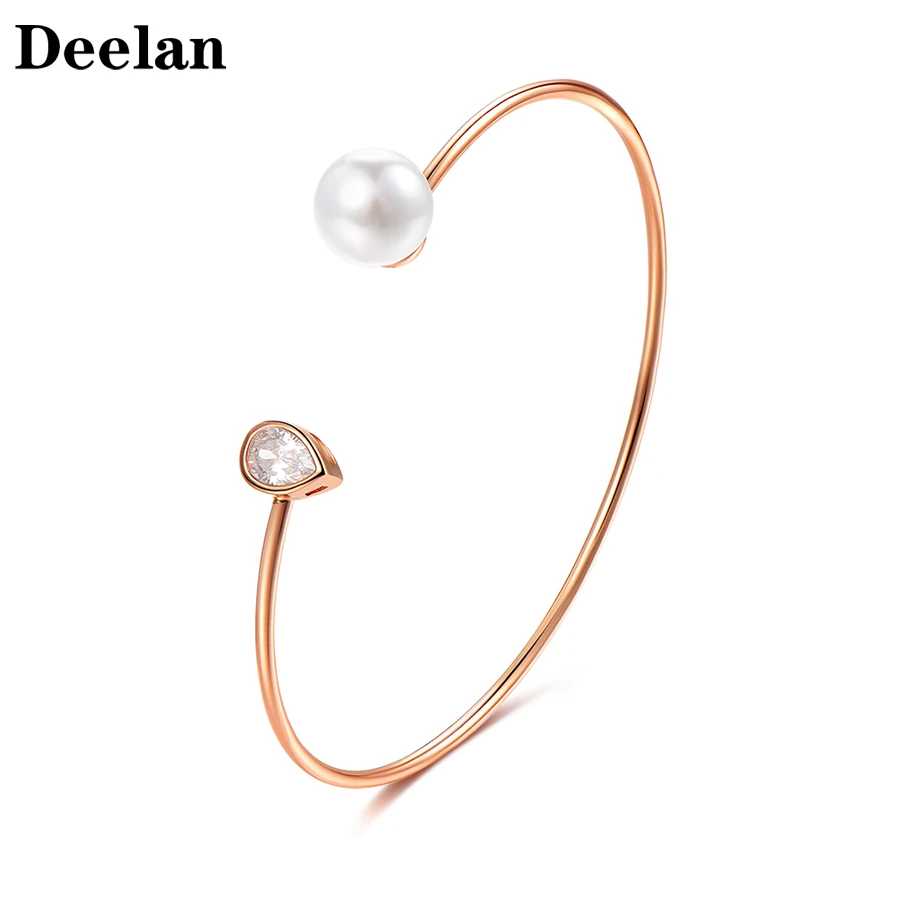 DEELAN Adjustable Gold Silver Love Bangle Pearl Open Cuff Bracelets water drop Simple Korean Charms Bracelets For Women Pulseir
DEELAN Adjustable Gold Silver Love Bangle Pearl Open Cuff Bracelets water drop Simple Korean Charms Bracelets For Women Pulseir