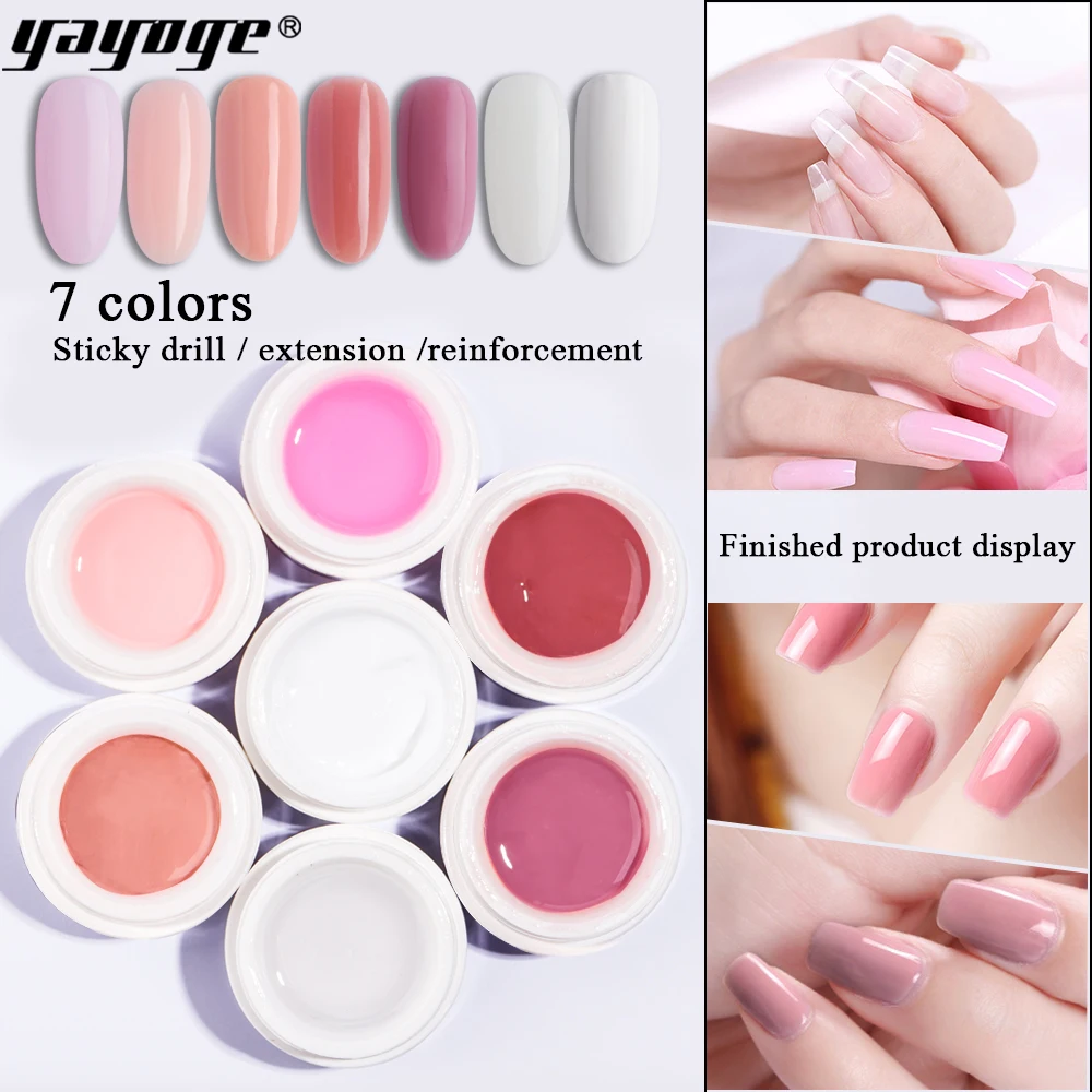 builder gel for nail extensions kit led uv gel varnish set lacquer YAYOGE 4 color manicure hard gel top and base coat primer
builder gel for nail extensions kit led uv gel varnish set lacquer YAYOGE 4 color manicure hard gel top and base coat primer