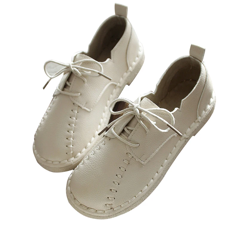 2018 Spring and Autumn Sen Department of Arts and retro shoes low to help flat bottom soft lace original white tide
2018 Spring and Autumn Sen Department of Arts and retro shoes low to help flat bottom soft lace original white tide