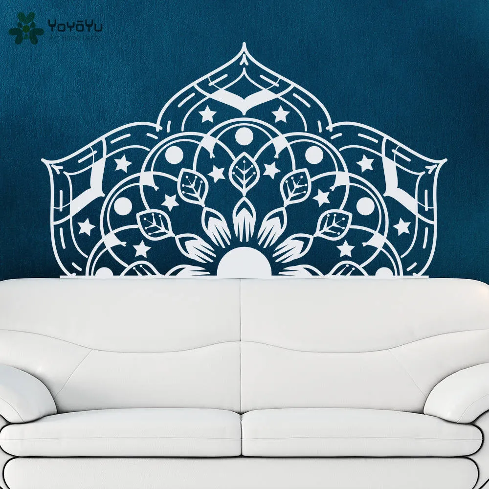YOYOYU Wall Decal Half Mandala Flower Wall Stickers Master Bedroom Headboard Vinyl Home Decor Livingroom Sofa Wall Decals SY624
YOYOYU Wall Decal Half Mandala Flower Wall Stickers Master Bedroom Headboard Vinyl Home Decor Livingroom Sofa Wall Decals SY624
