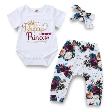 3PCS Summer Newborn Baby Girls Short Sleeve Romper+Floral Pants+Bow Headband Cute Clothes Outfits Sets
3PCS Summer Newborn Baby Girls Short Sleeve Romper+Floral Pants+Bow Headband Cute Clothes Outfits Sets