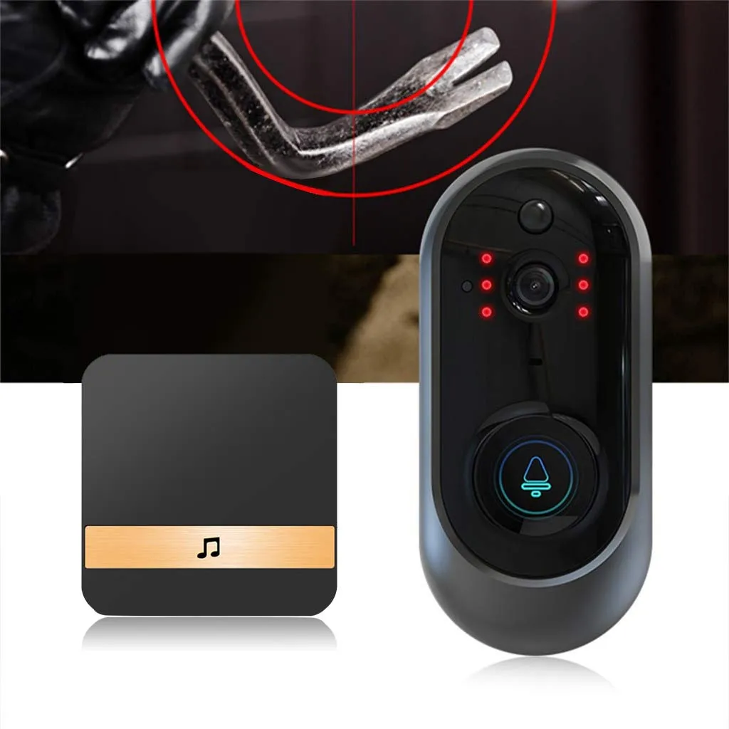Smart Wireless Phone Door Bell Camera WiFi Smart Video Intercom Ring Doorbell Doorbell Viewers video Remote smart wifi battery
Smart Wireless Phone Door Bell Camera WiFi Smart Video Intercom Ring Doorbell Doorbell Viewers video Remote smart wifi battery