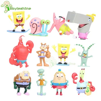 12pcs/lot New Spongebob Action Figure Toys DIY Anime Sponge Bob Patrick Star Squidward Figure Classic Toys Kids Toys S01271
12pcs/lot New Spongebob Action Figure Toys DIY Anime Sponge Bob Patrick Star Squidward Figure Classic Toys Kids Toys S01271