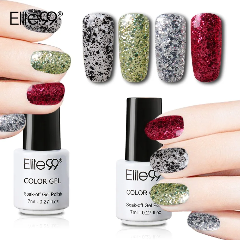Elite99 Shining Glitter Nail Gel 7ml LED Soak Off UV Color Gel Polishes Nail Art Manicure Brilliant Gel For Nail Extensions
Elite99 Shining Glitter Nail Gel 7ml LED Soak Off UV Color Gel Polishes Nail Art Manicure Brilliant Gel For Nail Extensions