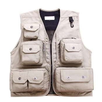 New Arrival Summer Mesh Casual Breathable Men Vest For Shooting Clothes Reporter Vest Jackets Multi-pocket Photography Vest
New Arrival Summer Mesh Casual Breathable Men Vest For Shooting Clothes Reporter Vest Jackets Multi-pocket Photography Vest