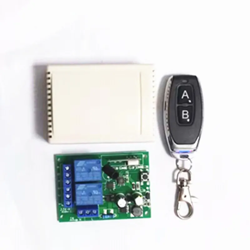 433 Mhz Universal Wireless Remote Control Switch AC 85V ~ 250V 110V 220V 2CH Relay Receiver Module and RF 433Mhz Remote Controls
433 Mhz Universal Wireless Remote Control Switch AC 85V ~ 250V 110V 220V 2CH Relay Receiver Module and RF 433Mhz Remote Controls