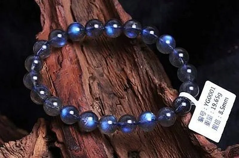 100% Natural Labradorite Blue Light Transparent Moonstone Round Beads Bracelet For Woman Man Healing Stone AAA 9mm
100% Natural Labradorite Blue Light Transparent Moonstone Round Beads Bracelet For Woman Man Healing Stone AAA 9mm