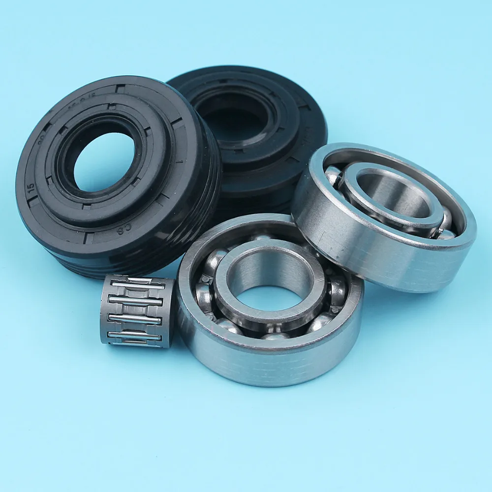 Description Picture 2 of itemCrank Crankshaft Needle Bearing Oil Seal Set For Jonsered 2141 2145 2150 CS2141 CS2145 CS2150 Chainsaw OEM # 503932302