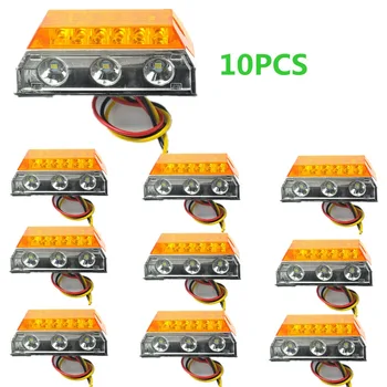 10x Amber 15 LED 15LED Side Marker Cab Light Clearance Bulb Truck Trailer Caravan SUV ATV 24V
10x Amber 15 LED 15LED Side Marker Cab Light Clearance Bulb Truck Trailer Caravan SUV ATV 24V
