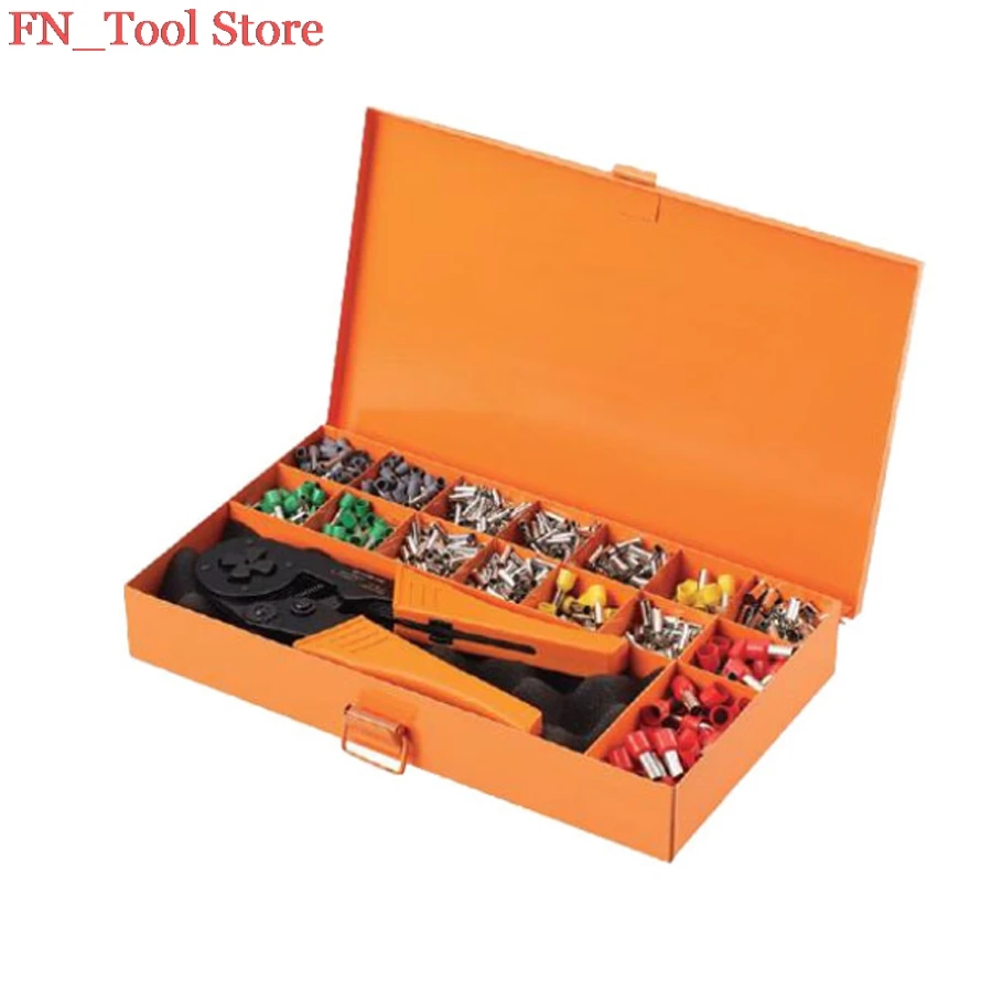 FASEN HSC8 16-4D COMBINATION TOOLS MINI-TYPE SELF-ADJUSTABLE CRIMPING PLIER Insulated and non-insulated ferrules
FASEN HSC8 16-4D COMBINATION TOOLS MINI-TYPE SELF-ADJUSTABLE CRIMPING PLIER Insulated and non-insulated ferrules