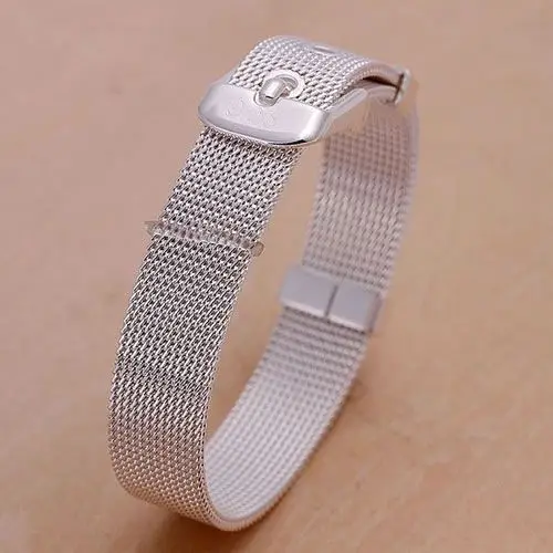 KN-H006 Wholesale silver plated bracelet 925 Free shippping Factory price fashion jewelry Web Watchband Bracelet/aucajlja
KN-H006 Wholesale silver plated bracelet 925 Free shippping Factory price fashion jewelry Web Watchband Bracelet/aucajlja