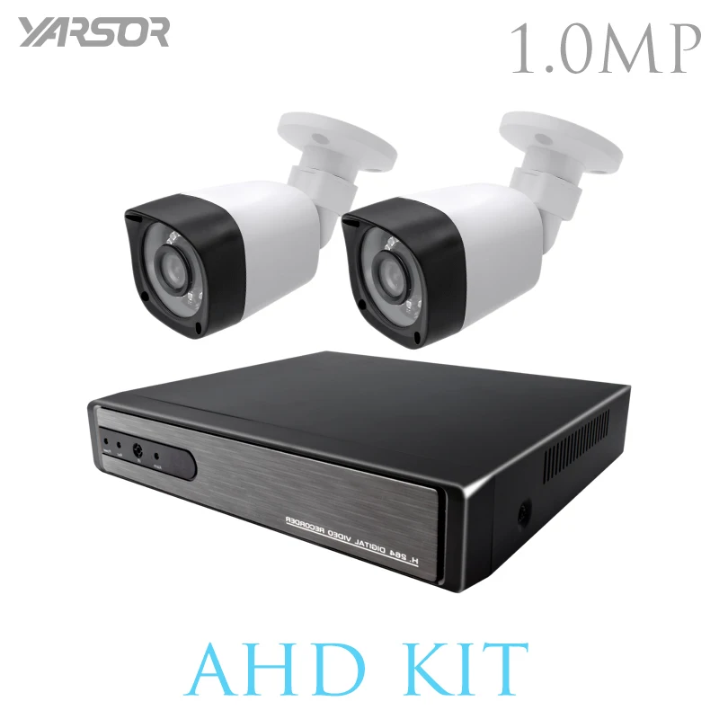 AKT1002DHB CCTV System HD 2CH 1080N 5in1 AHD DVR Kit 2Pcs 720P AHD Outdoor Bullet IR Camera P2P Security Surveillance Set
AKT1002DHB CCTV System HD 2CH 1080N 5in1 AHD DVR Kit 2Pcs 720P AHD Outdoor Bullet IR Camera P2P Security Surveillance Set