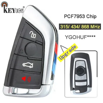 KEYECU 315/434/868MHz PCF7953 Chip CAS4 CAS4+ System Modify 4 Button Remote Key Fob for BMW F Chassis 5 7 Series Black
KEYECU 315/434/868MHz PCF7953 Chip CAS4 CAS4+ System Modify 4 Button Remote Key Fob for BMW F Chassis 5 7 Series Black